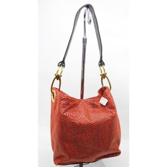 Womens Handbag Red Shoulder Strap Purse - Picture 2 of 6